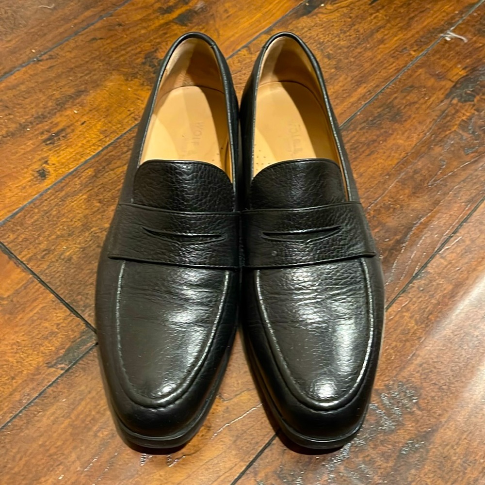 Wolf & Shepard loafers black